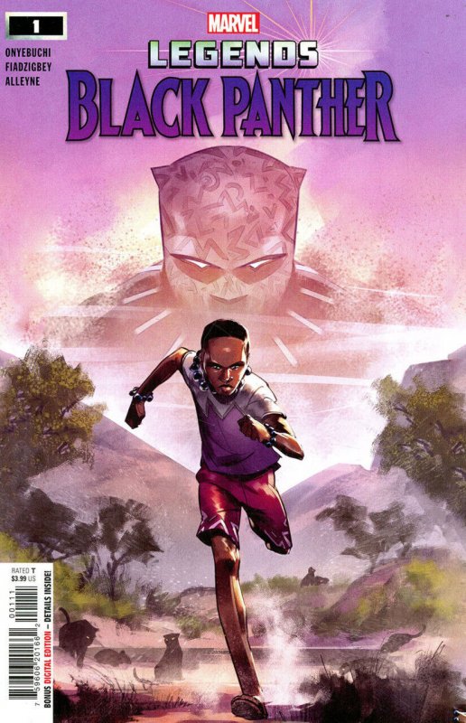 Black Panther Legends #1 (2021), raw comic book in VF/NM condition — front cover
