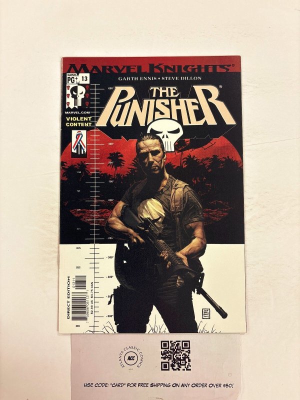 Punisher #13 (Marvel Comics), raw comic book in NM condition — front cover