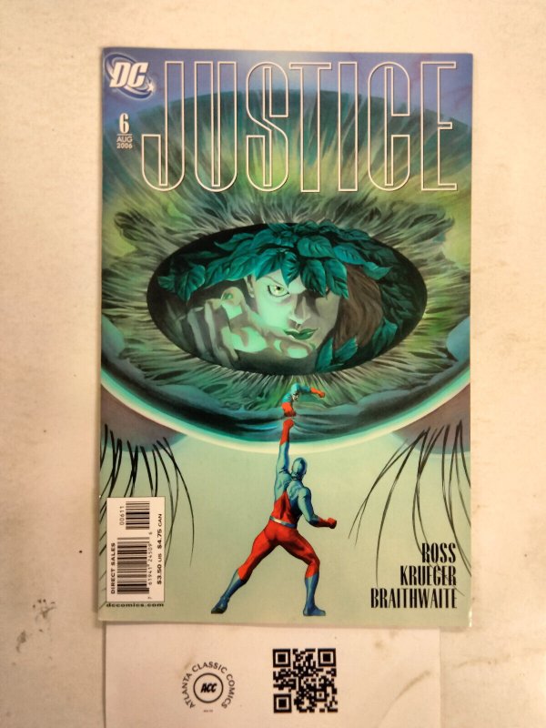 Justice #6 (DC Comics, 2006), raw comic book in NM condition — front cover