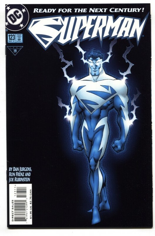 Superman #123 (DC Comics, 1997), raw comic book in NM- condition — front cover