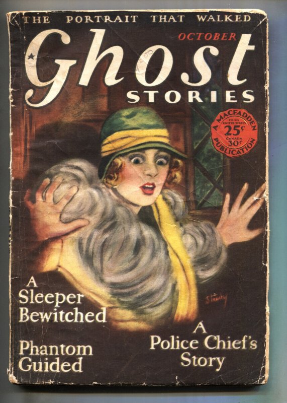 Ghost Stories 10/1928-Original Horror Pulp Magazine-Rare!, raw, ungraded comic book — front cover