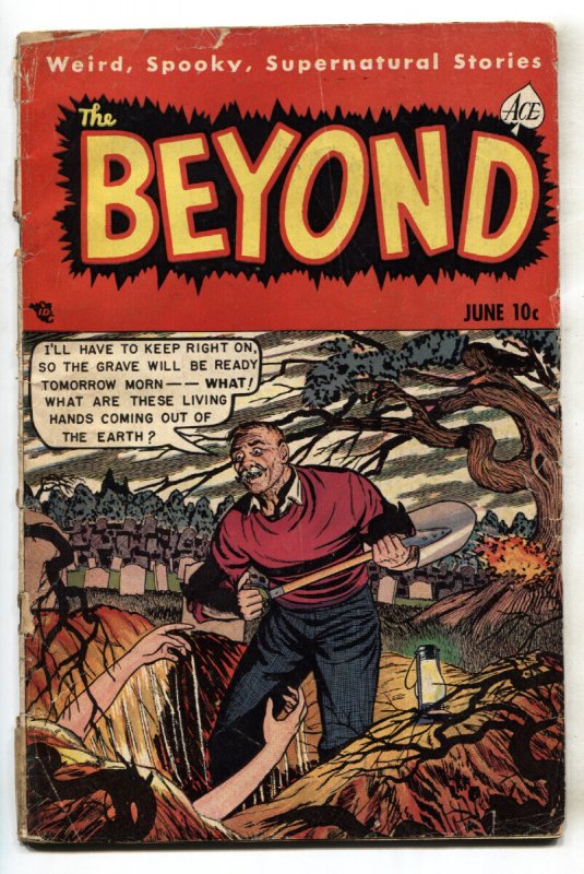 Beyond #12 (Ace Magazines, 1952), raw, ungraded comic book — front cover