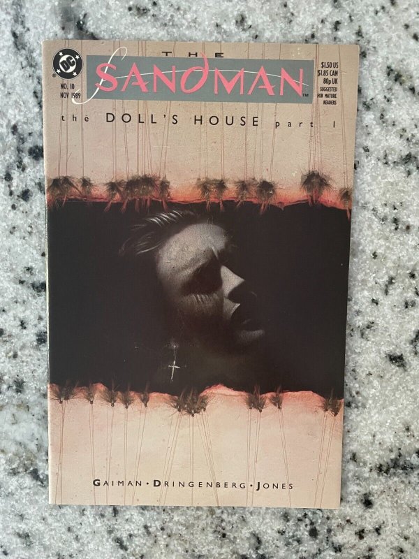 Sandman #10 (DC Comics), raw comic book in NM condition — front cover