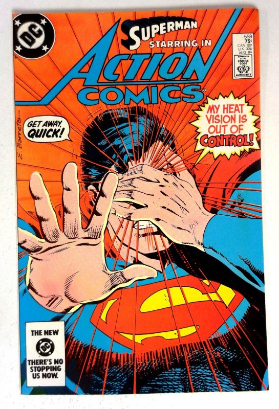 Action #558 (DC Comics, 1984), raw comic book in NM- condition — front cover