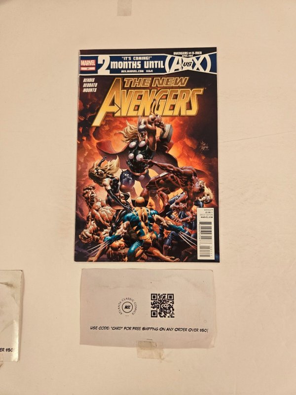 New Avengers #21 (Marvel Comics, 2006), raw comic book in NM condition — front cover