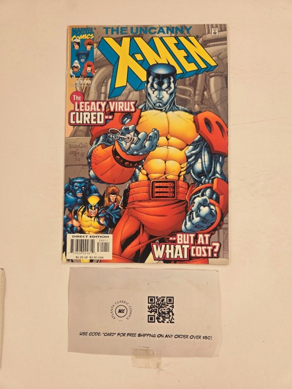 Uncanny X-Men #390 (Marvel Comics, 2001), raw comic book in NM condition — front cover