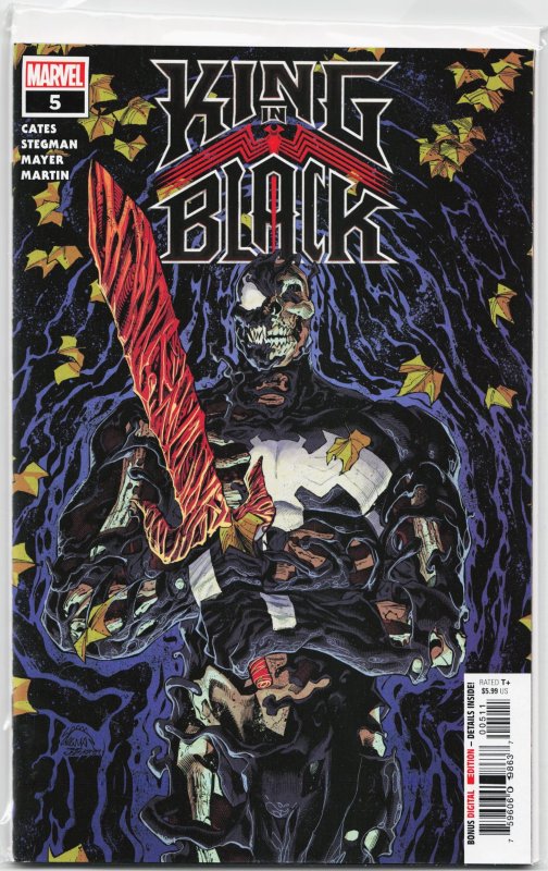 King in Black #5 (Marvel Comics, 2021), raw, ungraded comic book — front cover