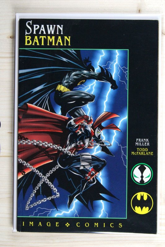 Spawn Batman #1 (1994), raw comic book in VF+ 8.5 condition — front cover
