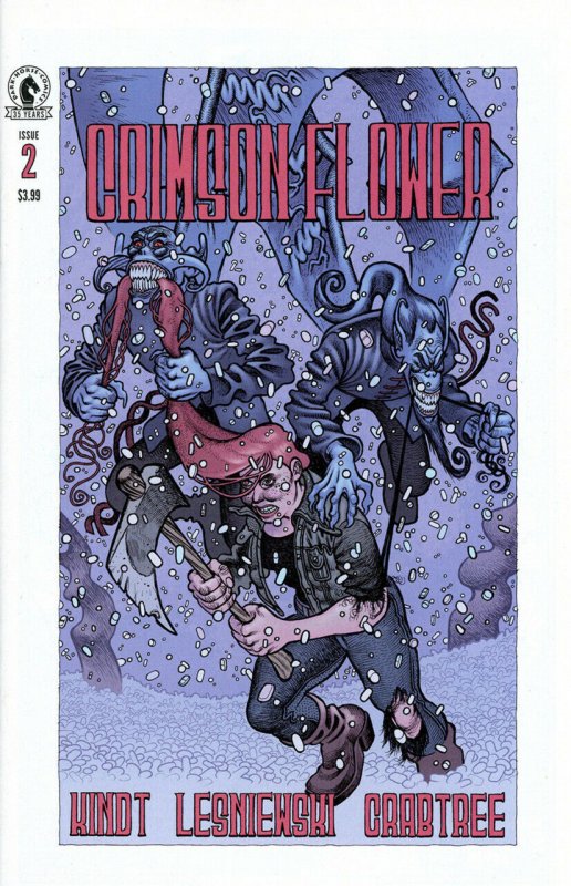 Crimson Flower #2 (Dark Horse Comics, 2021), raw, ungraded comic book — front cover