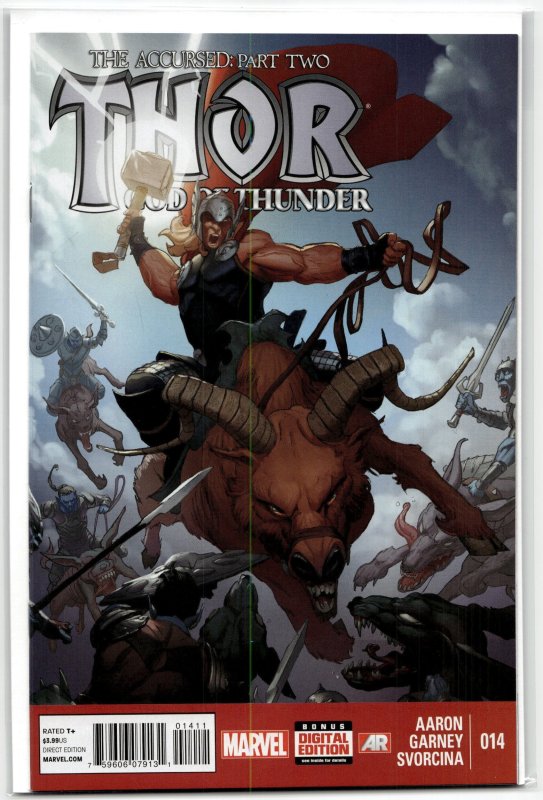 Thor: God of Thunder #18 (Marvel Comics, 2014), raw, ungraded comic book — front cover