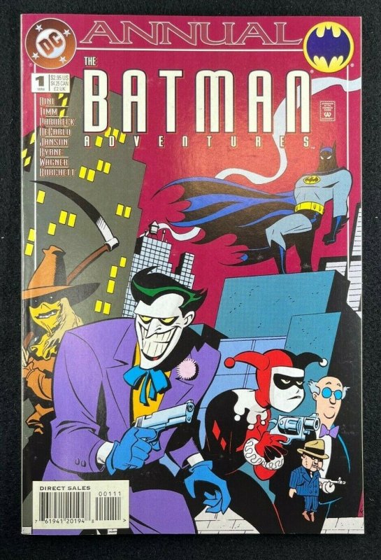 The Batman Adventures Annual #1 (1994), raw comic book in NM 9.4 condition — front cover
