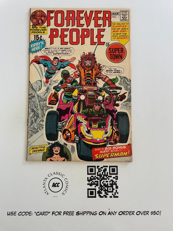 Forever People #1 (DC Comics), raw comic book in NM- condition — front cover