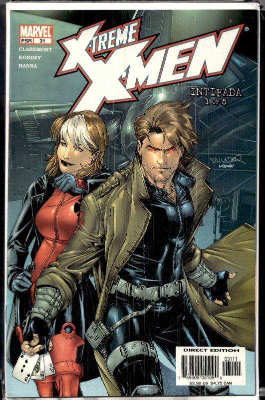 X-Treme X-Men #31 (2003), raw, ungraded comic book — front cover