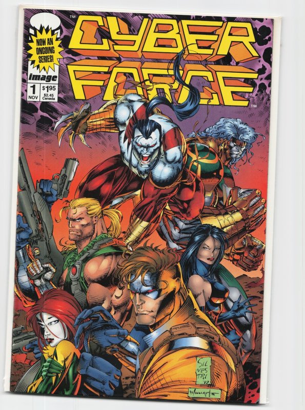 Cyberforce #1 (Image Comics, 1993), raw, ungraded comic book — front cover