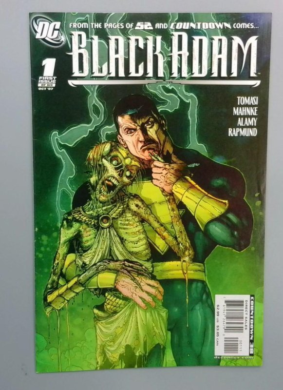 Black Adam #1 (DC Comics, 2007), raw, ungraded comic book — front cover