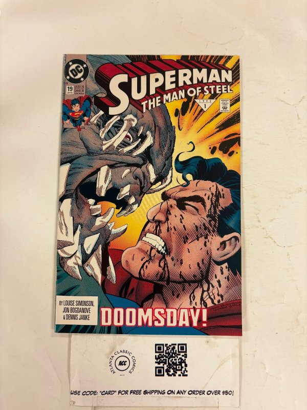 Superman Man of Steel #19 (DC Comics), raw comic book in NM condition — front cover