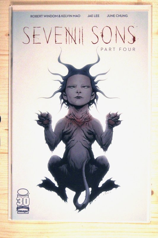 Seven Sons #4 (2022), raw comic book in NM+ 9.6 condition — front cover