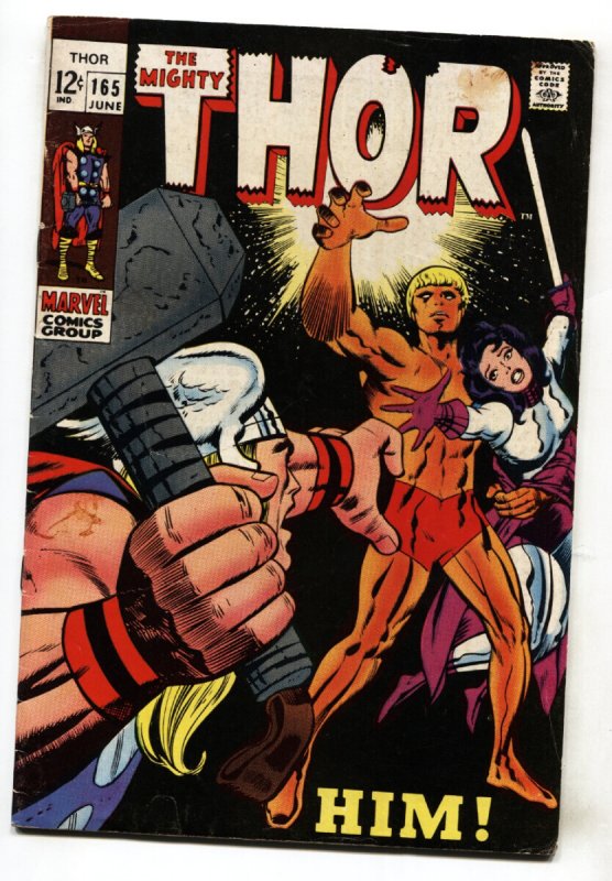 Thor #165 - 1969 - Marvel - VG - Comic Book (Marvel Comics, 1969), raw comic book in VG condition — front cover