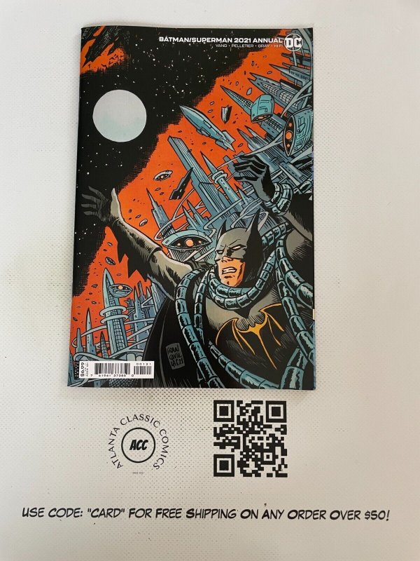 Batman / Superman 2021 Annual #1 (DC Comics, 2021), raw comic book in NM condition — front cover