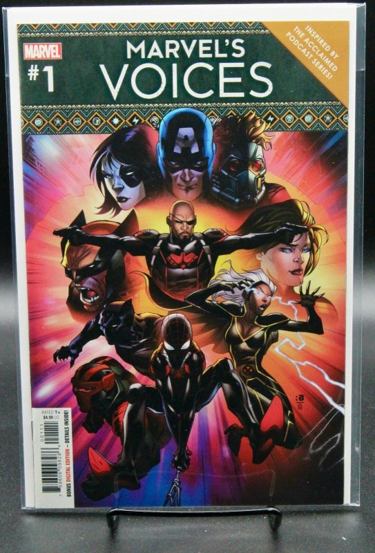 Marvel's Voices #1 (Marvel Comics, 2020), raw, ungraded comic book — front cover