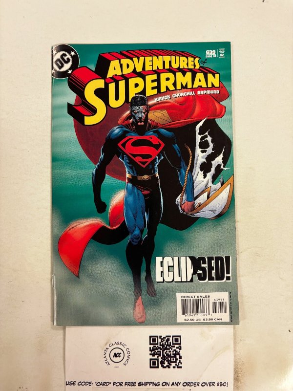 Adventures of Superman #639 (DC Comics), raw comic book in NM condition — front cover