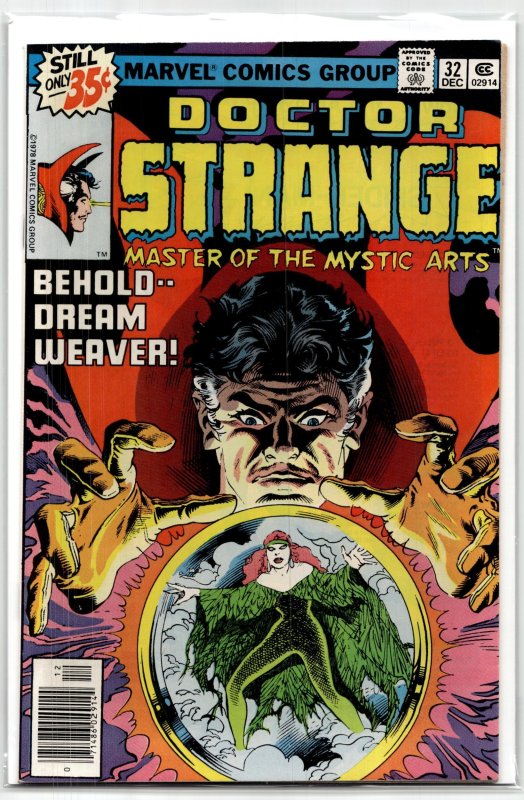 Doctor Strange #32 (Marvel Comics, 1978), raw, ungraded comic book — front cover