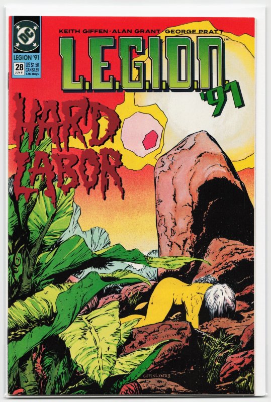 L.e.g.i.o.n #28 (DC Comics, 1991), raw, ungraded comic book — front cover
