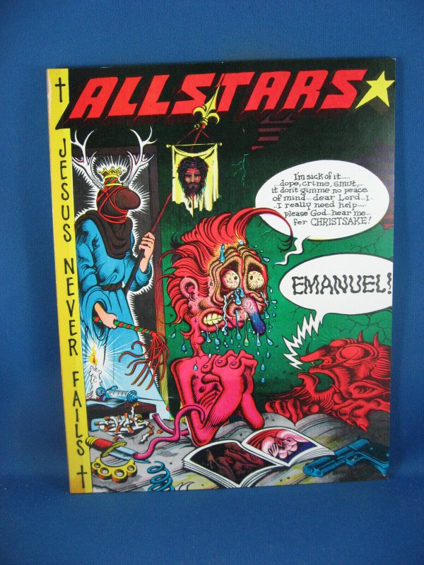 All Stars #2 (1970), raw comic book in VF condition — front cover