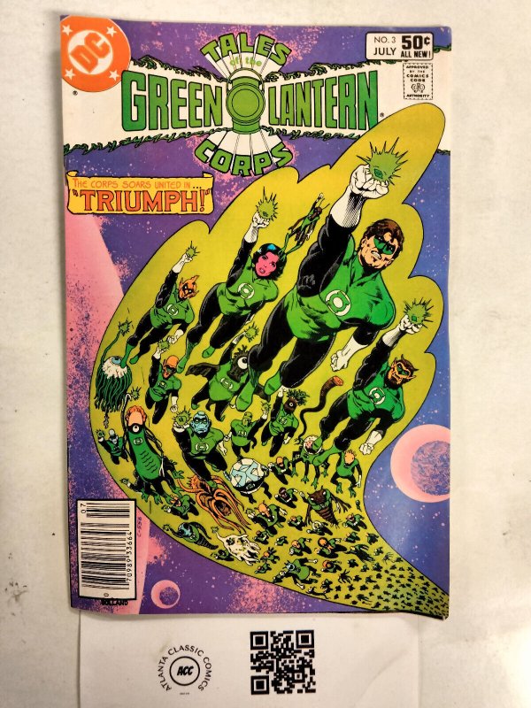 Tales of the Green Lantern Corps #3 (DC Comics, 1986), raw comic book in VF condition — front cover