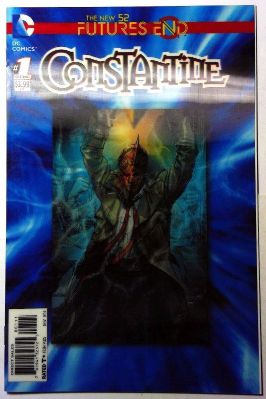 Constantine Futures End #1 (DC Comics, 2014), raw, ungraded comic book — front cover