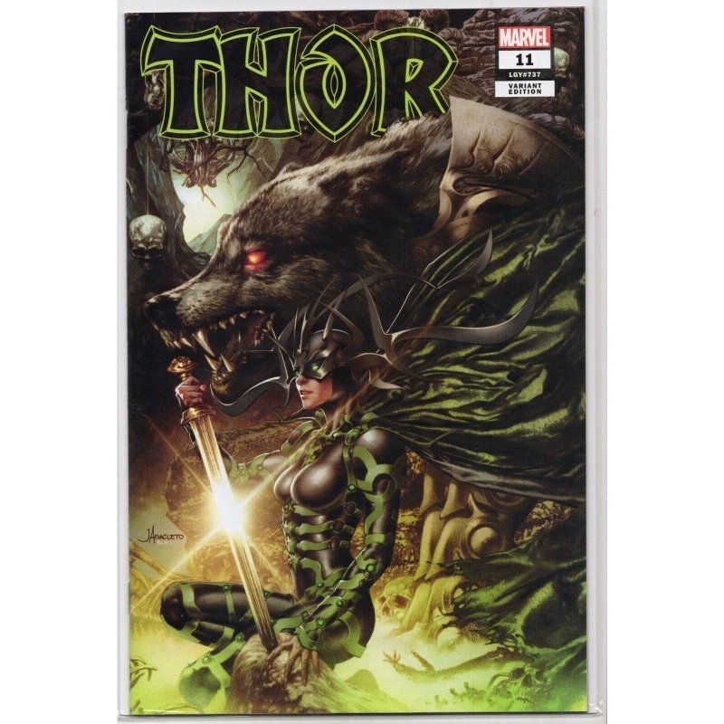 Thor #11 (Marvel Comics, 2021), raw comic book in NM+ 9.6 condition — front cover