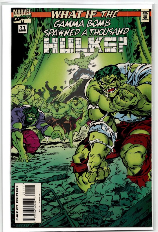 What If...? #71 (1995), raw, ungraded comic book — front cover