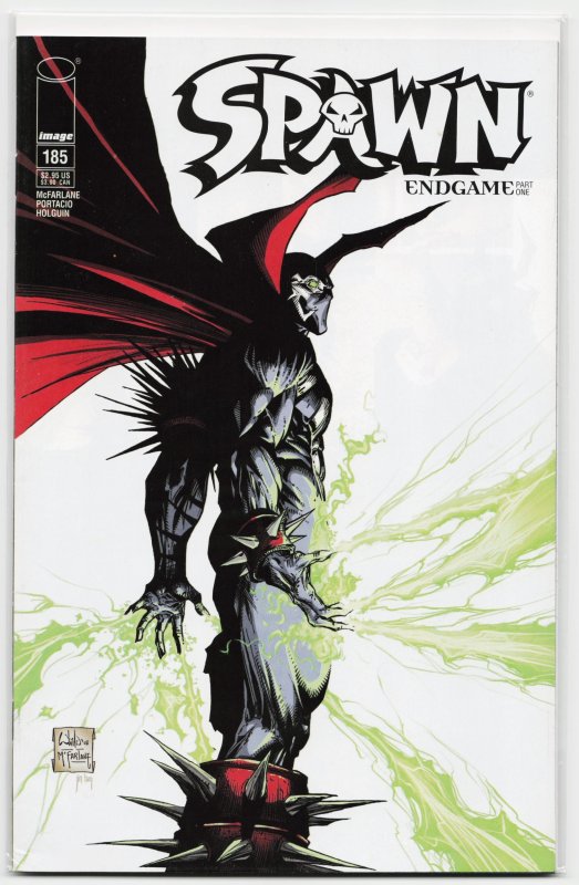 Spawn #185 (Image Comics, 2008), raw, ungraded comic book — front cover