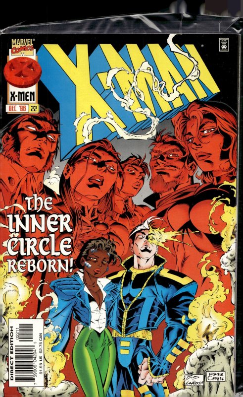 X-Man #22 (1996), raw, ungraded comic book — front cover