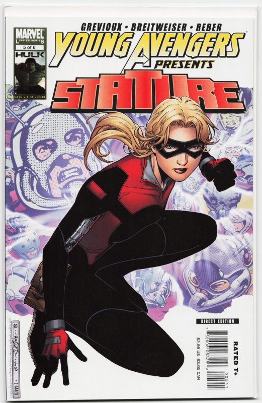 Young Avengers Presents #5 (Marvel Comics, 2008), raw, ungraded comic book — front cover