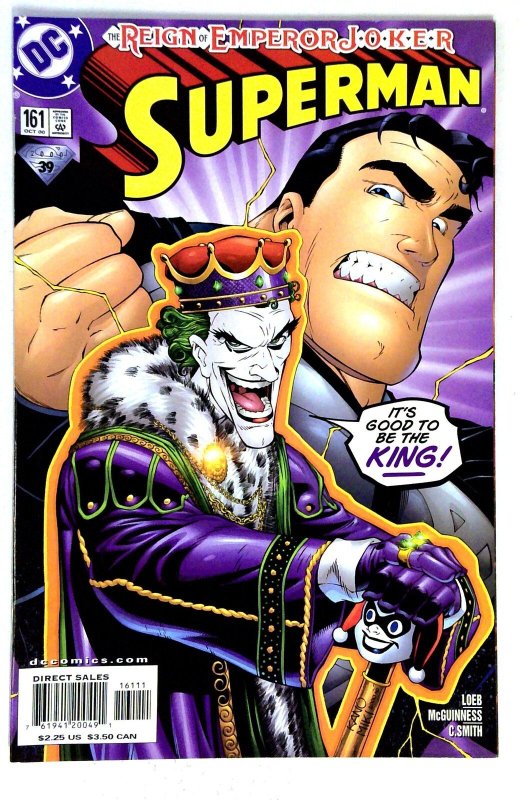Superman #161 (DC Comics, 2000), raw comic book in NM- condition — front cover
