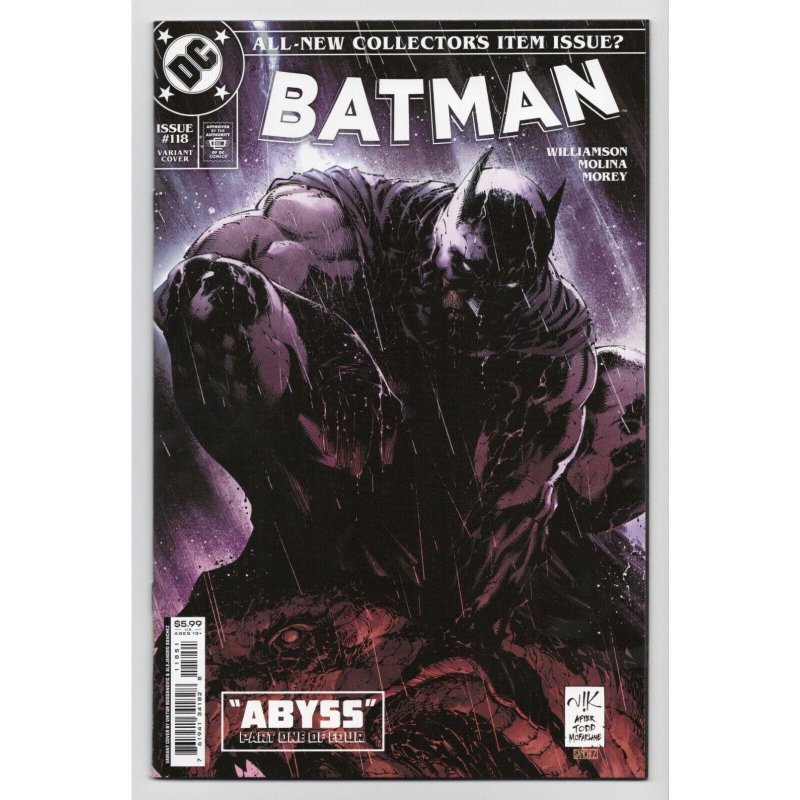 Batman #118 (DC Comics, 2022), raw comic book in NM+ 9.6 condition — front cover