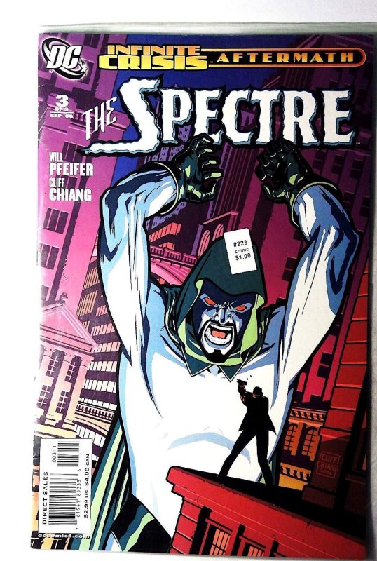 Infinite Crisis Aftermath the Spectre #3 (DC Comics, 2006), raw, ungraded comic book — front cover