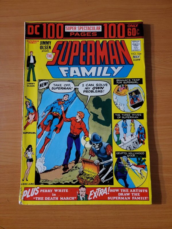 Superman Family #164 (DC Comics, 1974), raw comic book in VF condition — front cover