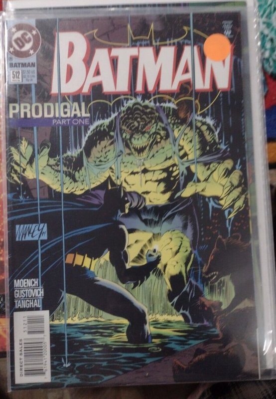 Batman #512 (DC Comics, 1994), raw, ungraded comic book — front cover