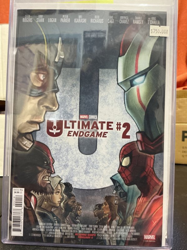 Ultimate Endgame #2 (2026), raw, ungraded comic book — front cover