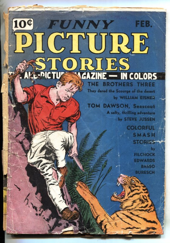 Funny Picture Stories #4 - 1937 - Comics Magazine - FR - Comic Book (Comics Magazine Company, 1937), raw comic book in FR condition — front cover