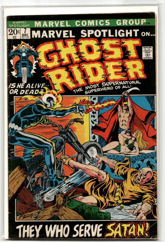 Marvel Spotlight #7 (Marvel Comics, 1972), raw, ungraded comic book — front cover