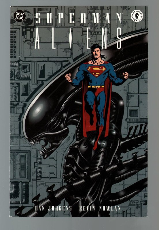 Superman vs. Aliens-Book 1-Dan Juhgens-TPB-trade, raw, ungraded comic book — front cover