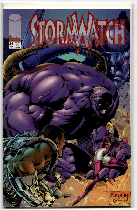 Stormwatch #16 (Image Comics, 1994), raw, ungraded comic book — front cover