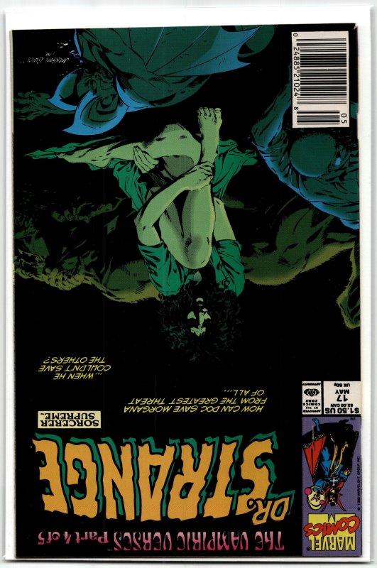 Doctor Strange, Sorcerer Supreme #17 (Marvel Comics, 1990), raw, ungraded comic book — front cover
