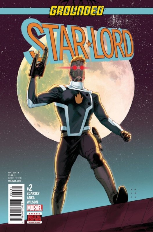 Star-Lord #2 (2016), raw comic book in VF/NM condition — front cover