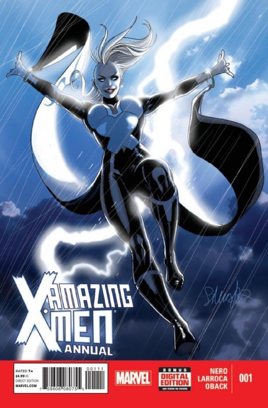 Amazing X-Men Annual #1 (2014), raw comic book in VF/NM condition — front cover