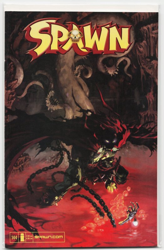 Spawn #144 (Image Comics, 2005), raw, ungraded comic book — front cover