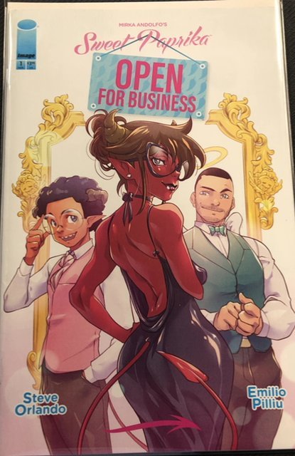 Mirka Andolfo's Sweet Paprika: Open for Business (2024) (2024), raw, ungraded comic book — front cover